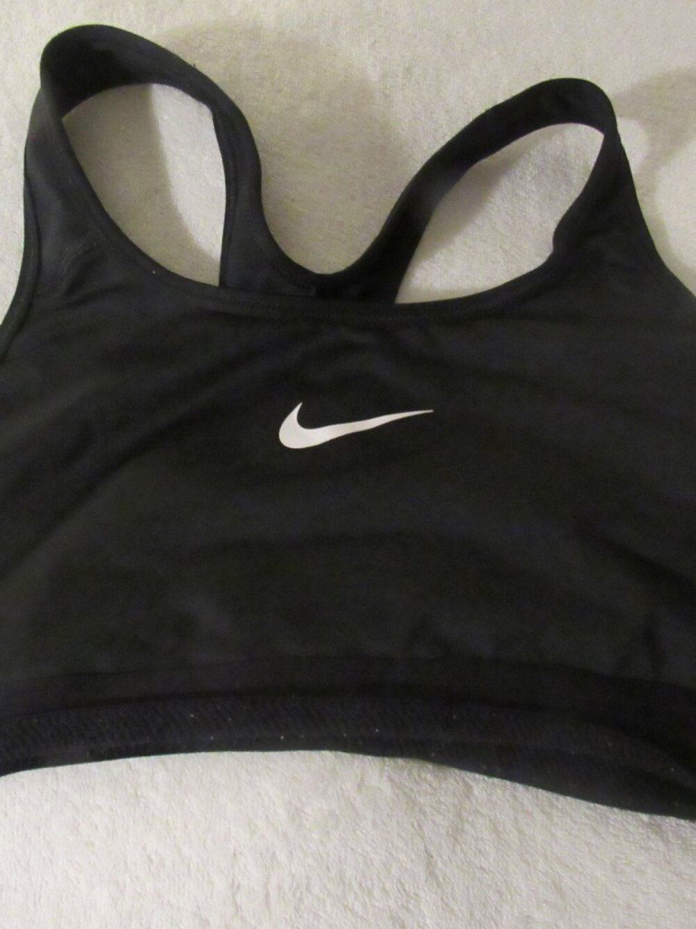 Nike Black Sports Bra  Size Large  USED